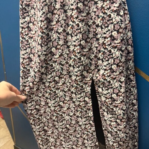 Abercrombie & Fitch Floral Slit Midi Dress – XS – Excellent Condition - Picture 7 of 8